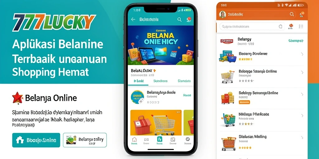 Tampilan antarmuka aplikasi 777LUCKY untuk belanja online.