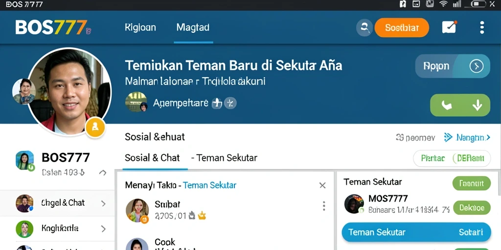 Antarmuka BOS777 yang intuitif dan mudah digunakan.