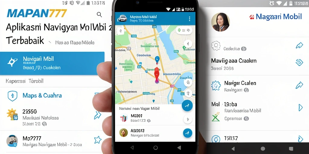 Tampilan antarmuka aplikasi MAPAN777 menampilkan peta navigasi yang jelas dan informatif.