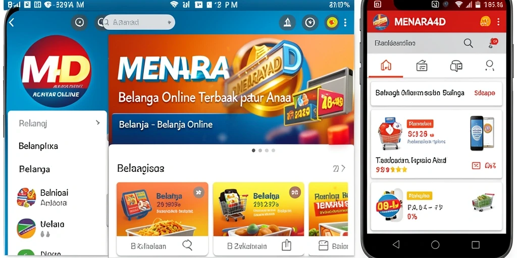 Tampilan antarmuka pengguna MENARA4D yang menarik dan mudah digunakan.