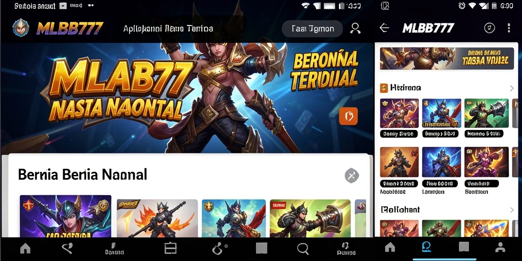 Tampilan antarmuka MLBB777 yang user-friendly untuk berita nasional.